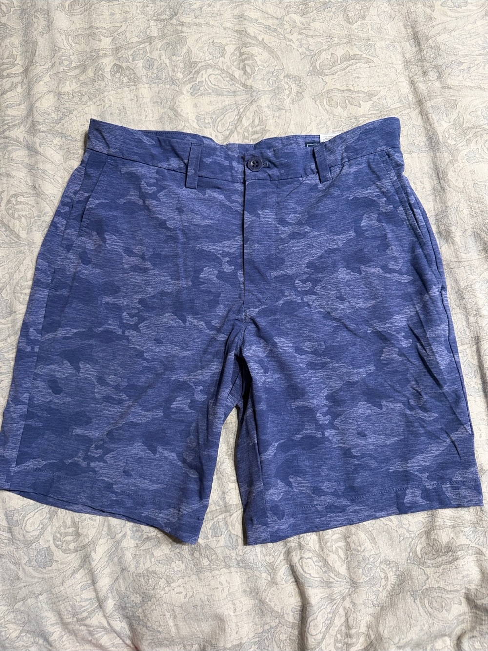 Vineyard Vines Blue Camouflage Flat Front Shorts